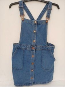 Denim Button-Down Dress
