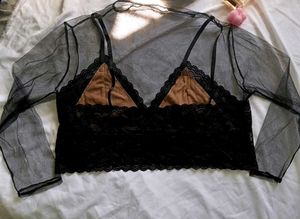 Sheer Lace Top