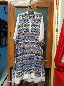 Xxl Size Kurti Elegant Peice