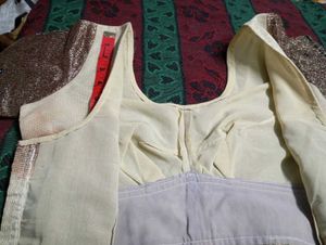 used Elegant back neck Blouse.