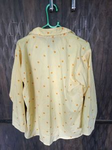 Yellow Shirt With Heart Print 💓✨