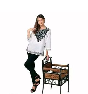 BRAND NEW EMBROIDERY SHORT KURTI