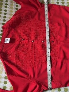Vero Moda Tomato Red Blouse