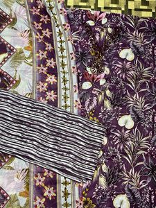 Floral &amp; Striped Fabric