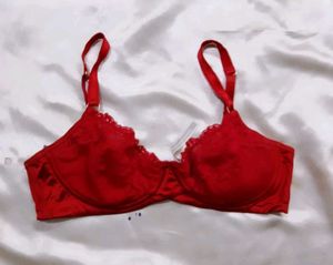Red Lace Bra