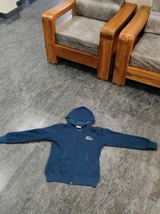 Nike Blue Zip-Up Hoodie