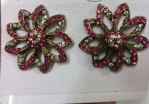 Combo Of 2 Beautiful Stone Studded Earrings