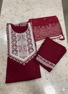 Totally new with tag Elegant Maroon Kurta Set