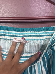 Striped Wide Leg Pants