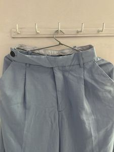 Zara Blue Wide Leg Pants