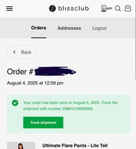 My Bliss Club  High Waisted flared pants