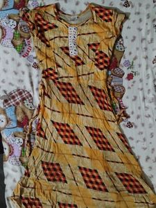 Patterned Casual Dress