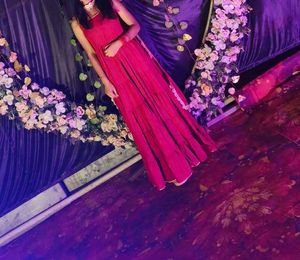 Elegant Red Ethnic Gown