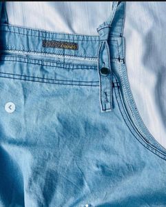 Denim Dungaree Dress