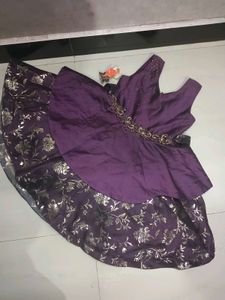 Purple Floral Dress