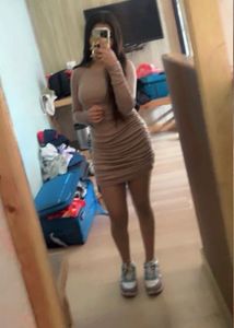 Nude Bodycon Dress