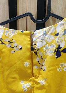 Yellow Floral Dress