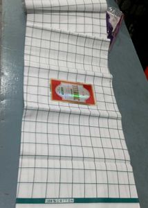 Titanic Brand Lungies - White &amp; Green Plaid