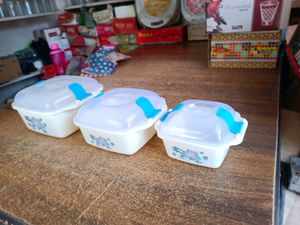 3 Pcs Container Large- Medium- Small💯New Boxes