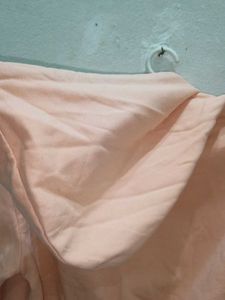 Peach Cropped Hoodie