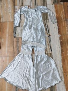 Sharara set with fancy shrug