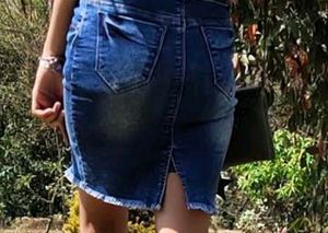 Denim Mini Skirt