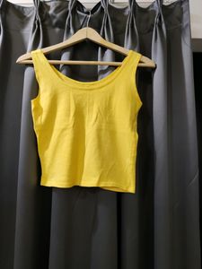 Yellow Crop Top