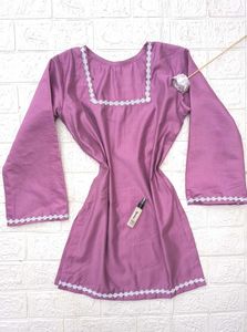 Lavender Short Kurti🪻