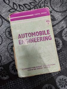 Automobile Engineering Vol. 1 by Kirpal Singh