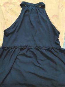 Navy Blue Halter Top