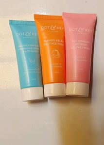 Combo Of 3 Dot &amp; Key Face Wash