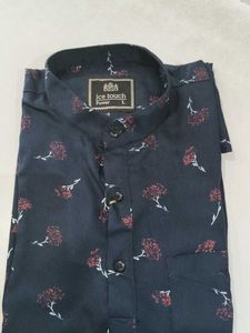 Floral Print Kurta Shirt