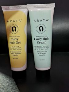 Arata Curly Hair Cream &amp; Gel Duo