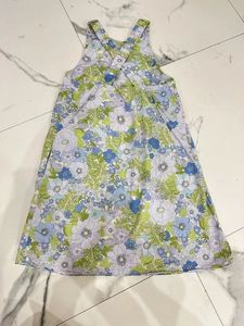 MNG FLoral Criss-Cross Short Dress