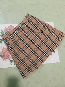 Plaid Mini Skirt