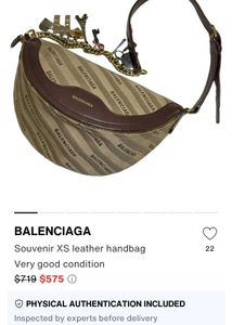 RARE Balenciaga Souvenir XS  Bag