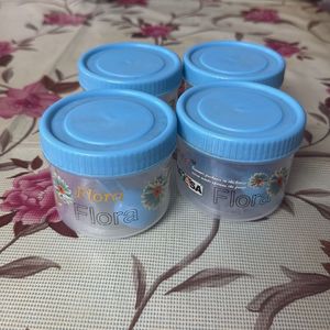Set Of 4 Containers With Spoons