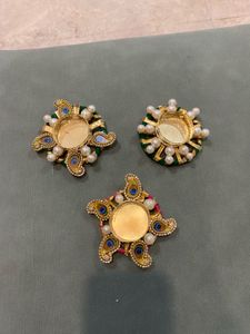 Jeweled Tealight Candle Holders (Set of 3)