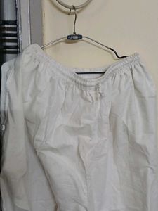 White Salwar Kameez Bottoms