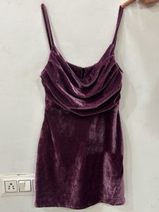 Velvet Mini Dress - Party Ready!