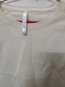 Casual White Long Sleeve Top