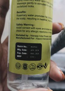 Rosemary Water