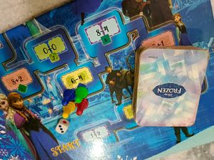 (Set Of 2)Frozen Board Game + Cards