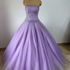 Lavender Tulle Ballgown