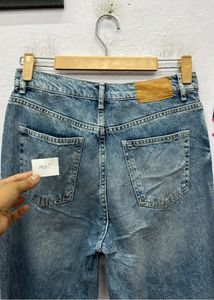 Wide Leg Denim Jeans