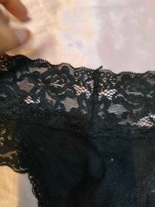 Black Lace Thong