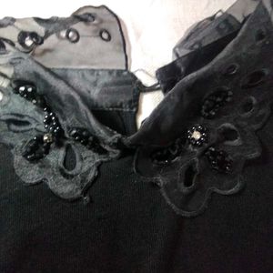 Chic Polka Dot Top (ribbed)