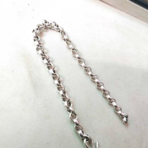 Pure Silver Link Chain ⛓️ Bracelet For Man&amp; Women.
