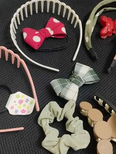 Hair Accessories Bundle With Earring