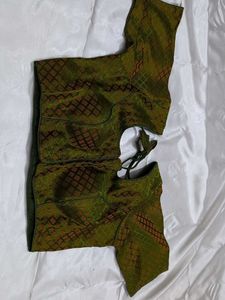 Green Blouse Brocade